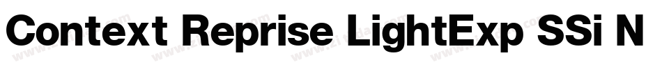 Context Reprise LightExp SSi Normal字体转换